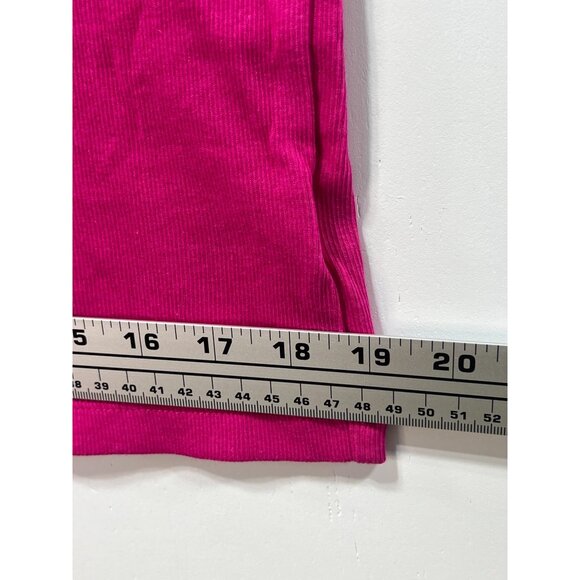 A New Day - Women's Slim Fit Short Sleeve Ribbed T-Shirt - Pink - Extra Large - Picture 7 of 15